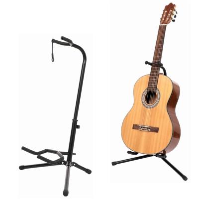 China Guitar Factory Folding Tripod Banjo Stand Acoustic Electric Guitar Stand for sale