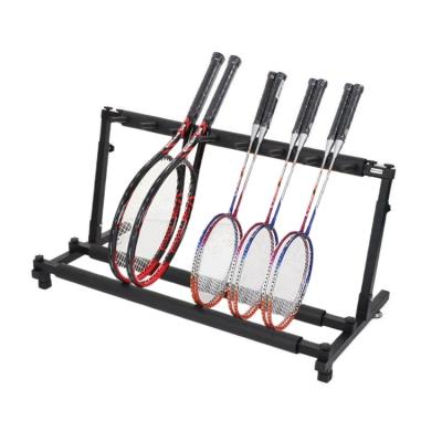 China Rack For Badminton Rackets And Tennis Rackets Badminton Racket Display Rack Tennis Racket Layout Holder Place Shelves 7 for sale