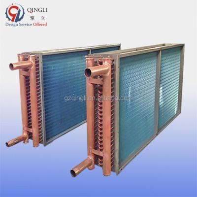 China Copper Refrigeration Parts Fin Air Cooled Condenser Coil Making Machine With Price for sale