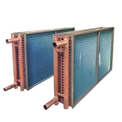 China Customized Copper Tube Freon Heat Exchanger Condenser Cooling Water To Air Coil for sale