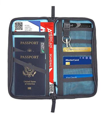 China Waterproof Wallet Travel Wallet Passport Holder RFID Blocking Credit Card Holders for Men and Women for sale