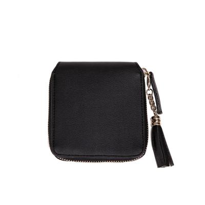 China Cute Tassel 2021 New Design PU Leather Change Purse With Tassel,Cute PU Coin Leather Purse for sale