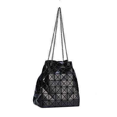 China Durable And High Quality Geometric Luminous Chain Handbag For Women Shoulder Bag Purse Tote Bag for sale