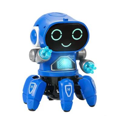 China Children's Robot Smart Dancing Electronic Six Claws Playing Game Robot Toys for sale