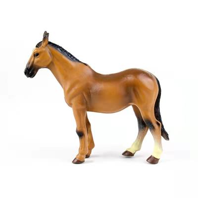 China 3D Model Collective Horse Animal Toy Plastic Race Horses Toys Outdoor Or Indoor Decoration for sale