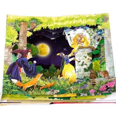 China Professional High Quality Custom Lovely 3d Panel Cartoon Children's Story Book 26CM*25CM*20CM for sale