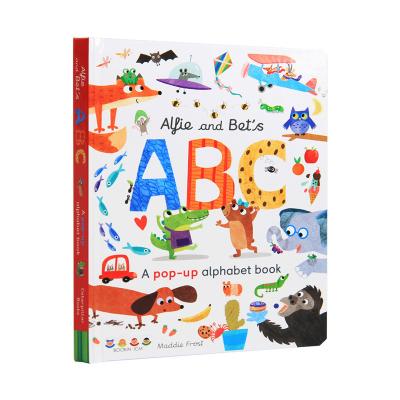 China Eductional Toys Factory Kids Story Hardcover Book English Alphabet Custom Educational Learning 3d Book for sale