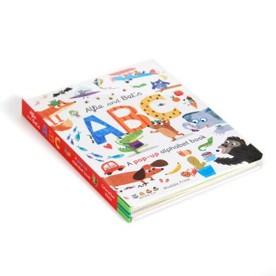 China Eductional Toys Professional Kids ABC Hardcover Book UV Printing Alphabet Learning 3d Book for sale