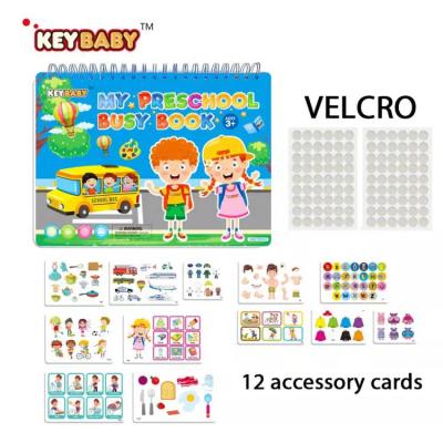 China Eductional plays children learning book activity stickers for educational toy of different characters for sale