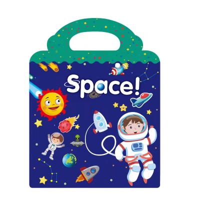 China Eductional toys wholesale early educational toy amusement school book sticker children diy sticker puzzle game for sale