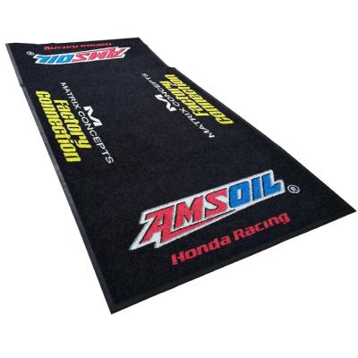 China Washable Customized Rubber Workshop Mat Motorcycle Flooring Pit Mats for sale