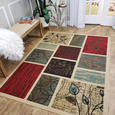 China Custom Washable Latex Non Slip Backing Area Rugs For Indoor Use for sale