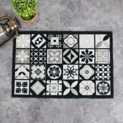 China Durable Waterproof Rubber Door Mat Indoor Outdoor Waterproof Doormats for sale