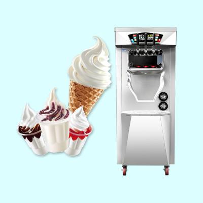 China Soft serve ice cream machine/cone/frozen yogurt factory ice cream maker soft ice cream machine for sale