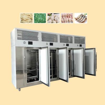 China Frozen food machine blast reach minus -45 to IQF equipmentquick cabinet freezer blow freezer centigrade cryogenic freezing machine for sale