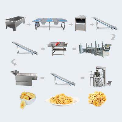 China SUS304 Root Vegetables Support Customized Machine For Banana Chips Banana Chips Frying Machine for sale