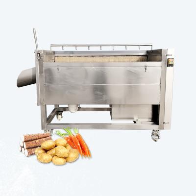 China Easy operation automatic potato peeling cassava peeling machine peeler and seal potato peeling machine for sale