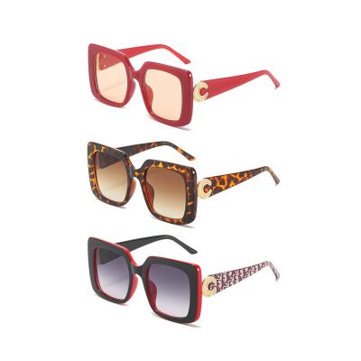 China Fashion sunglasses 2021 new square frame sunglasses ladies sunglasses refine large frame sunglasses for sale