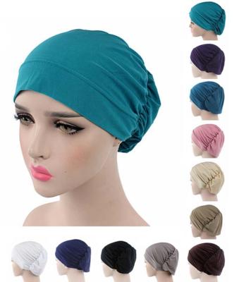 China COMMON Hood Hat Hair Net Cap Muslim Stretch Chemotherapy Hat for sale