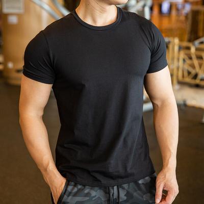 China Wholesale Custom High Quality Anti-Wrinkle Sports T-shirt Fitness Gym Tees Mask Gym Mens T-shirts for sale