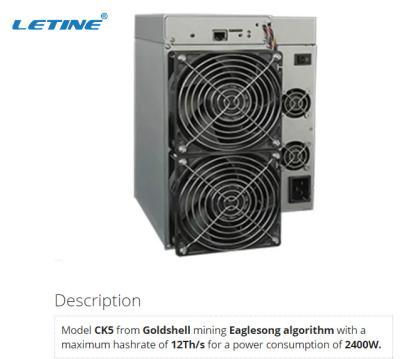 China CK5 12Th Goldshell Asic Miner Eaglesong Algorithm CKB for sale