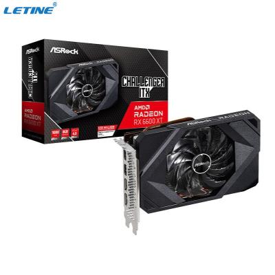 Chine Carte GDDR6 graphique pour la carte graphique d'ordinateur de bureau d'ITX 8GB de challengeur d'Asrock Radeon RX 6600 XT d'exploitation à vendre