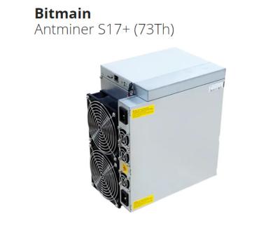 China BTC Coins Bitcoin Mining Machine Bitmain Antminer S17+ 73T PSU Attached for sale