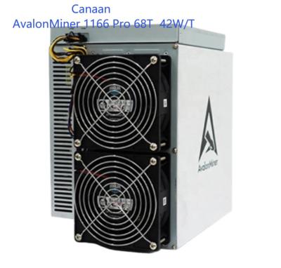 China Bitcoin-Bergmann Used Canaan Avalon zweite Hand SHA 256 rentabler 1166 Pro-68T 75db zu verkaufen