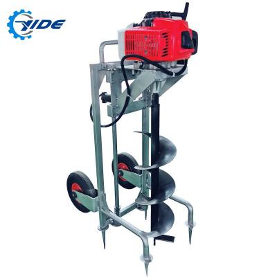 China Gasoline Mini Hand Push Earth Auger Drill Machine WKJ-25 for sale