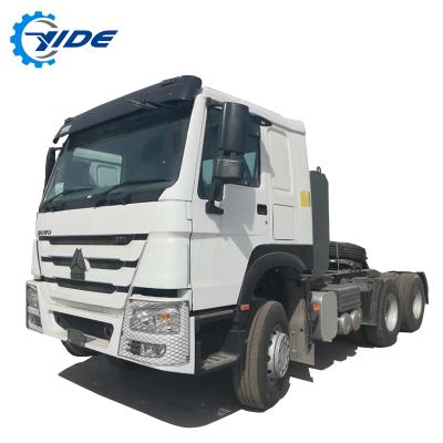 China Tractor Truck 420HP HOWO New Head Trucks And Used Truck Tractor For Sale 6800X2500X3200 for sale