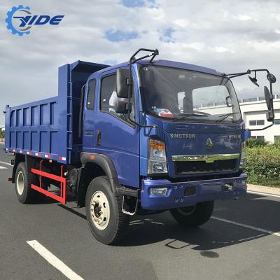 China Sinotruk HOMAN Mini Truck Tipper 4*2 Dump Truck 8-12 Ton Blue Light Truck For Sale < 4L for sale