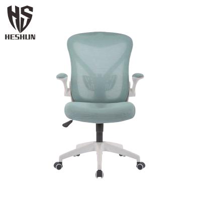 China Quality (Size) Adjustable Office Gaming Mesh Chair Blue Swivel Computer Fabric Office Chair For Living Room for sale