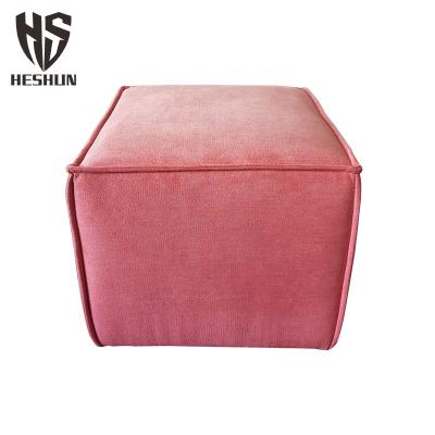 China 2021 wholesale square living room furniture simple ornate home sofa chair modern stools for sale