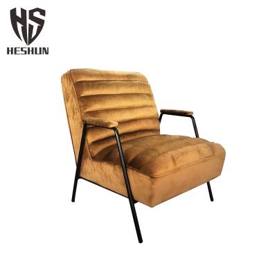 China Modern Tufted Luxury Living Room Sofa Rocking Chair With Metal Legs Armchair For Living Room for sale