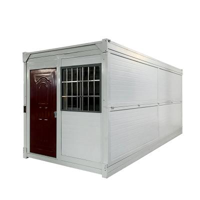 China Guangzhou Industrial Fast Construction 20FT Folding Container Van For Labor Camp House for sale