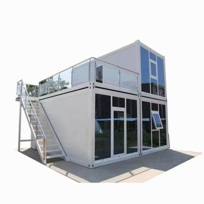 China Flatpack Modern Van Restaurant Coffee Shop Prefab Container for sale