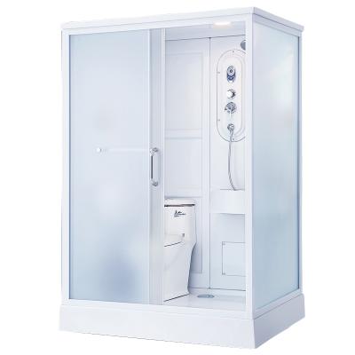 China Modern Prefab Built-in Bathroom Set Acrylic Steam Decoration Strip Shower Room for sale