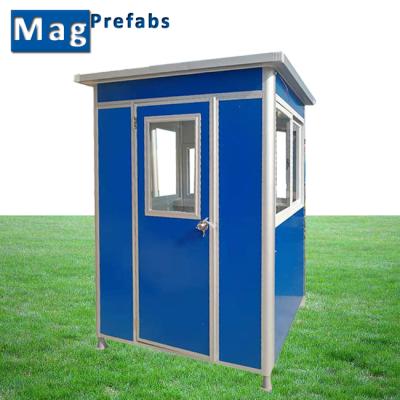 China Guangzhou Modern Portable Security Guard House/Guard Booth Police Station for sale