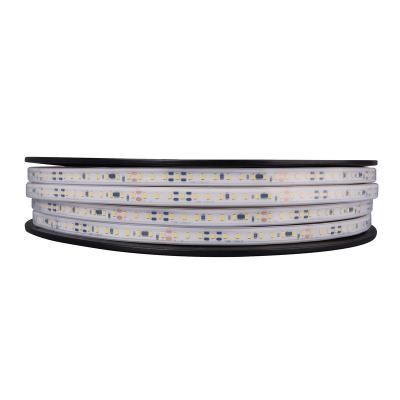 China High Quality Waterproof LANDSCAPE AC LED Strip Light 220V IP67 10cm Cut Led Strip 220V Waterproof Strip for sale