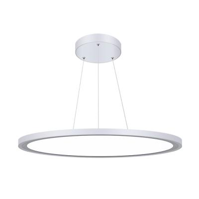 China Residential IP44 Ultra Slim 400mm Diameter Large Round LED Panel 36W Up and Down Panel Light for sale