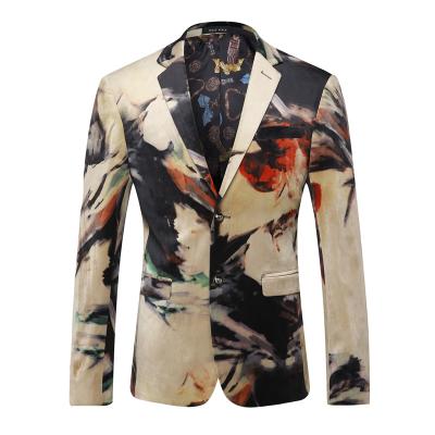 China J034 Mens Blazers Jacket Fashion Breathable Suit Jackets For Party Men Slim Casual Suit Coated 2022 for sale