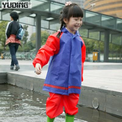 China Breathable Full Set Raincoat And Rain Pants Children'S Waterproof Clothes Sets for sale