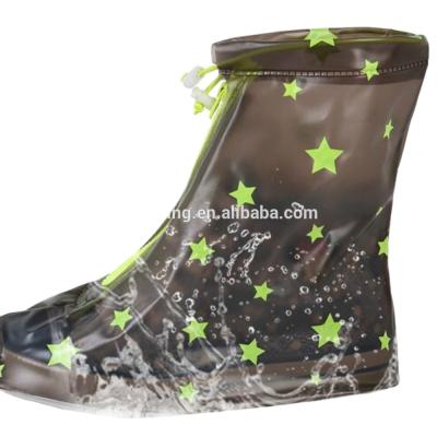 China Waterproof Plastic Rain Boot Covers Kids Raining Shoes Cover Waterproof for sale