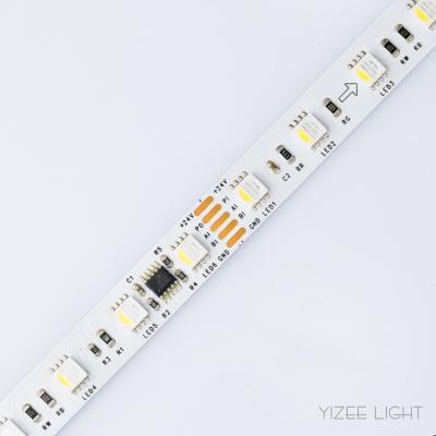 China Digital RGB LED Strip DMX512 60LEDs/M 12mm 14.4W/M 5050 Dream Color Led Strip for sale