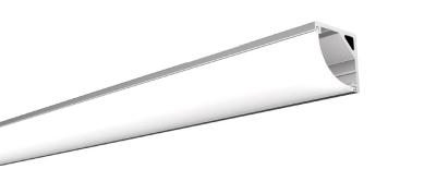 China 16mm Wardrobe Linear Ceiling Light 45 Degrees Led Aluminum Channel Corner Profile for sale