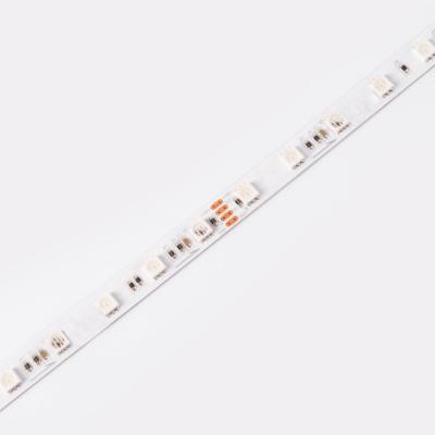 China SPI Digital SMD 5050 RGB LED Strip DC24V 14.4W 10mm RGBIC LED Strip Lights for sale