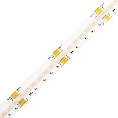 China 12mm RGB CCT COB LED Strip DC 24V RGB LED Strip Dot Free RGBWW Light Tape for sale