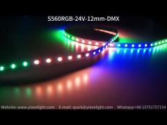 Digital RGB LED Strip DMX512 60LEDs/M 12mm 14.4W/M 5050 Dream Color Led Strip