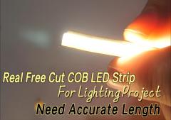 Free Cut 8mm Cob Strip Light 12V 24V 528 Chips 10W Flexible Led Strip Lights