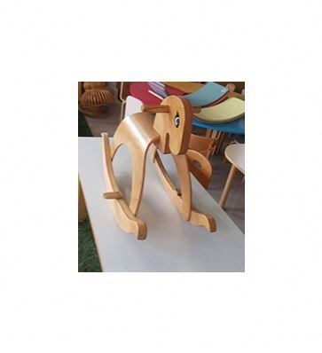 China Ride on Wooden Rocking Horse Latest Design Baby Toy High Quality And Top Major For Children for sale